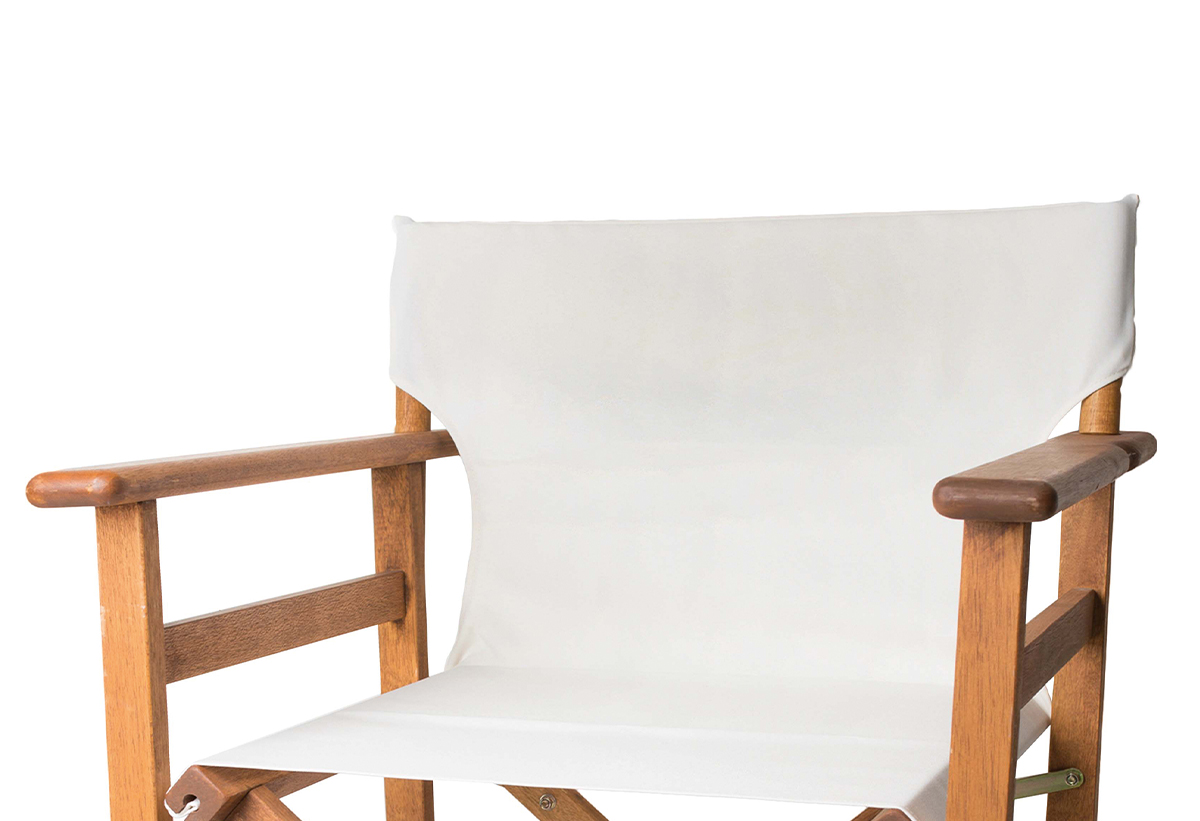 Απεικονίζεται η πλάτη της καρέκλας 